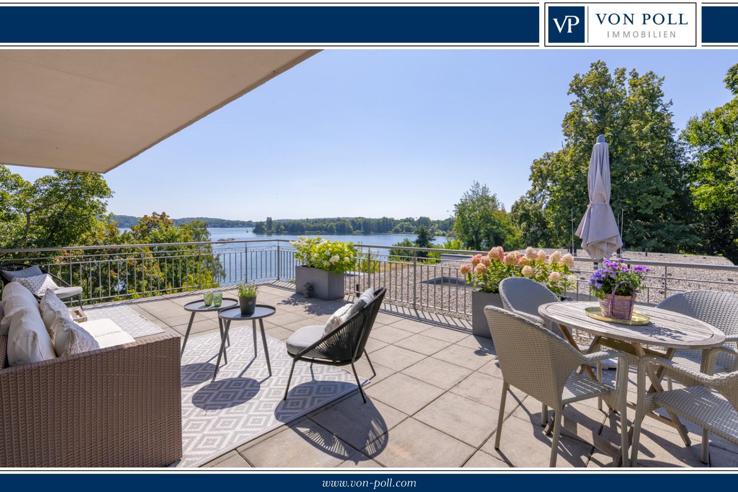 Exklusives Penthouse mit unvergleichlichem Panoramablick aufs Wasser