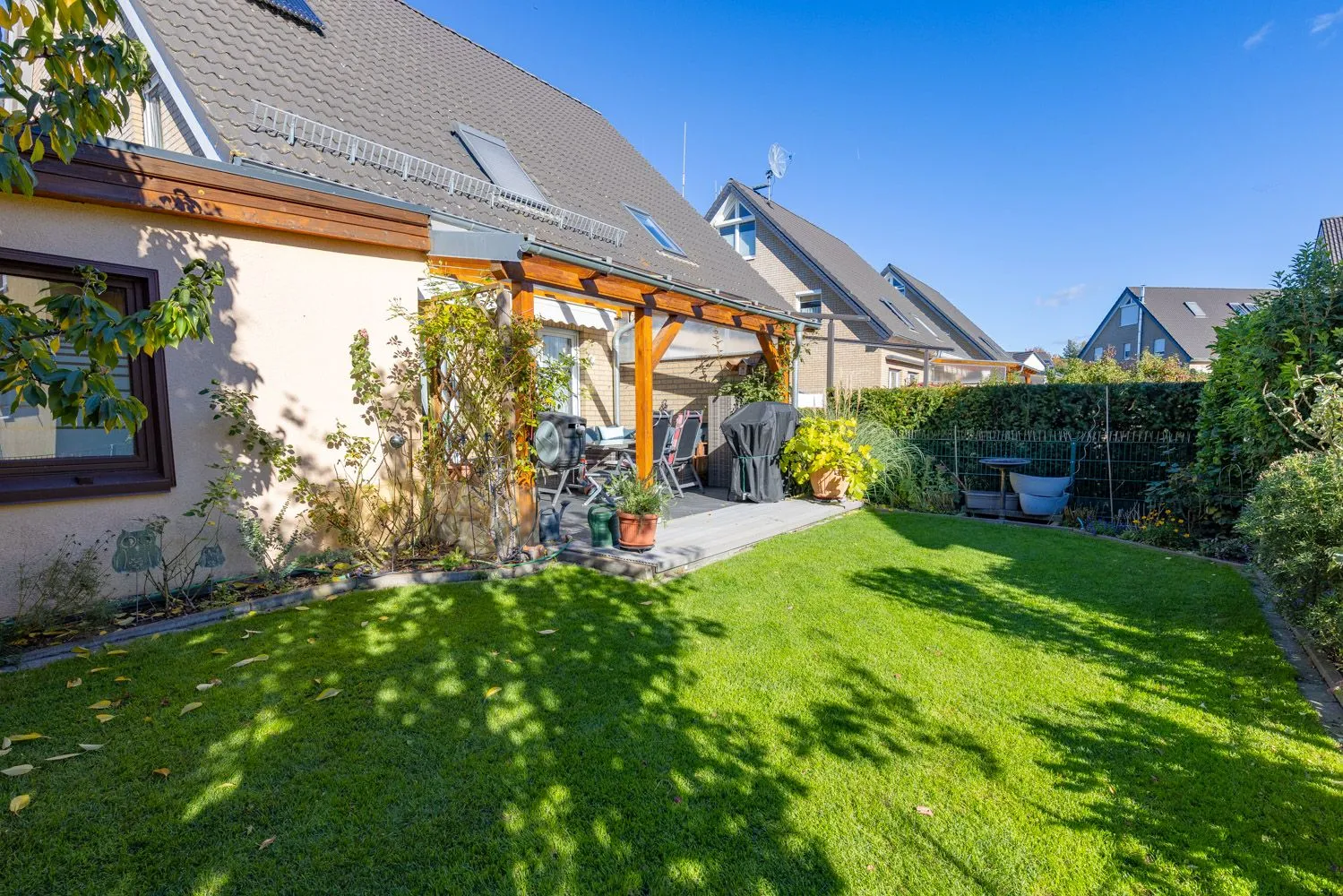 Terrasse vor dem Wohnzimmer