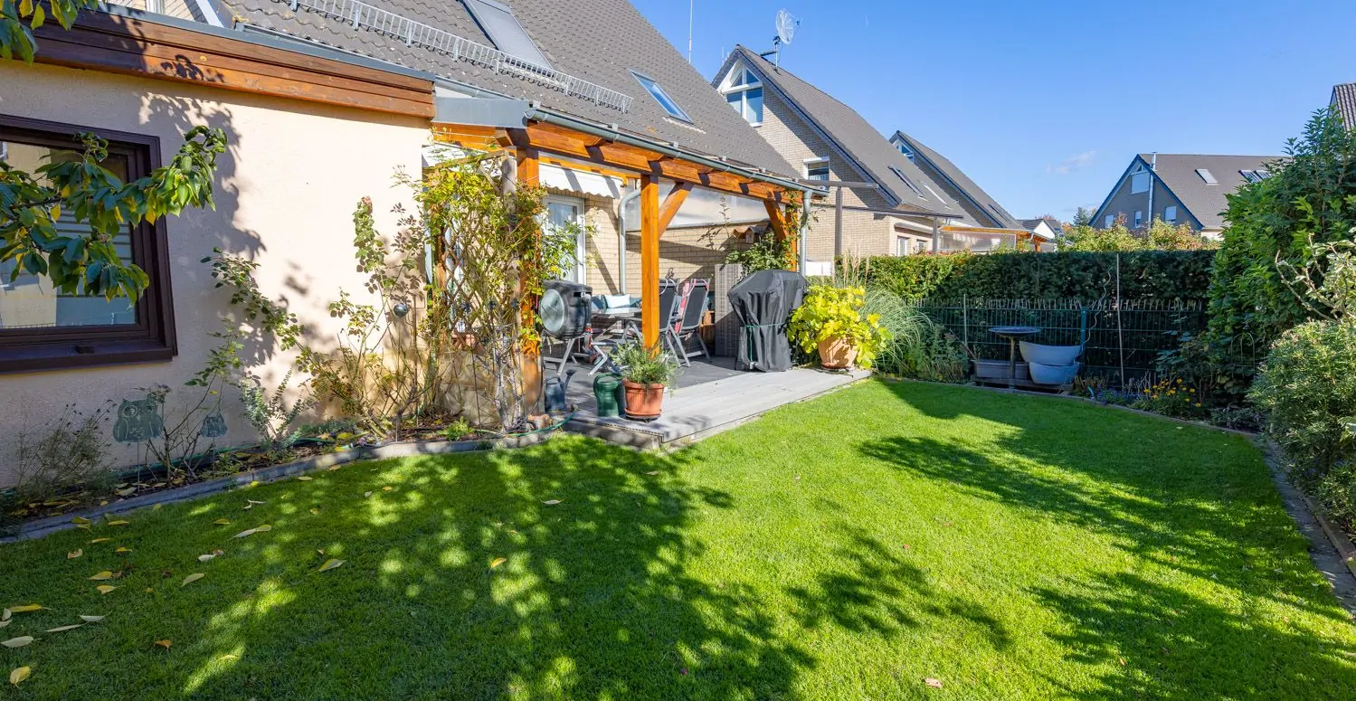 Terrasse vor dem Wohnzimmer