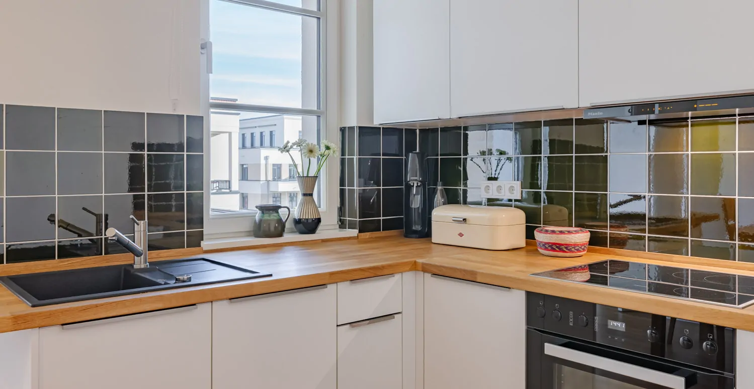 Modern kitchen with dishwasher
