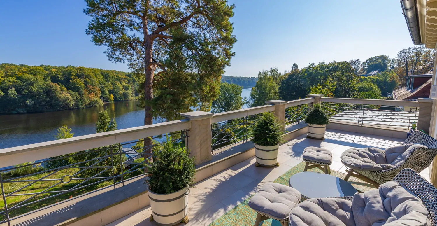 Lake view from the terrace