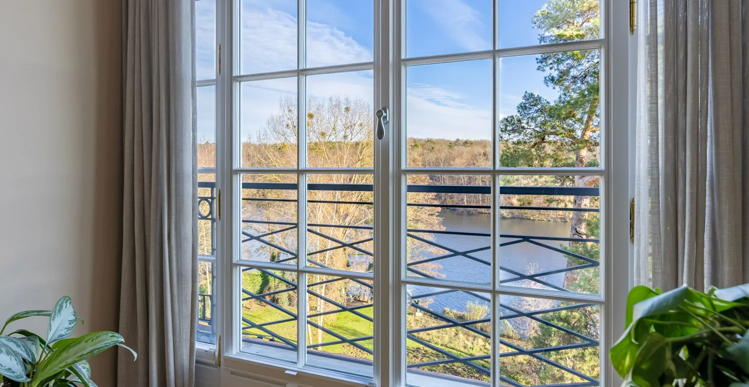 View from the attic floor