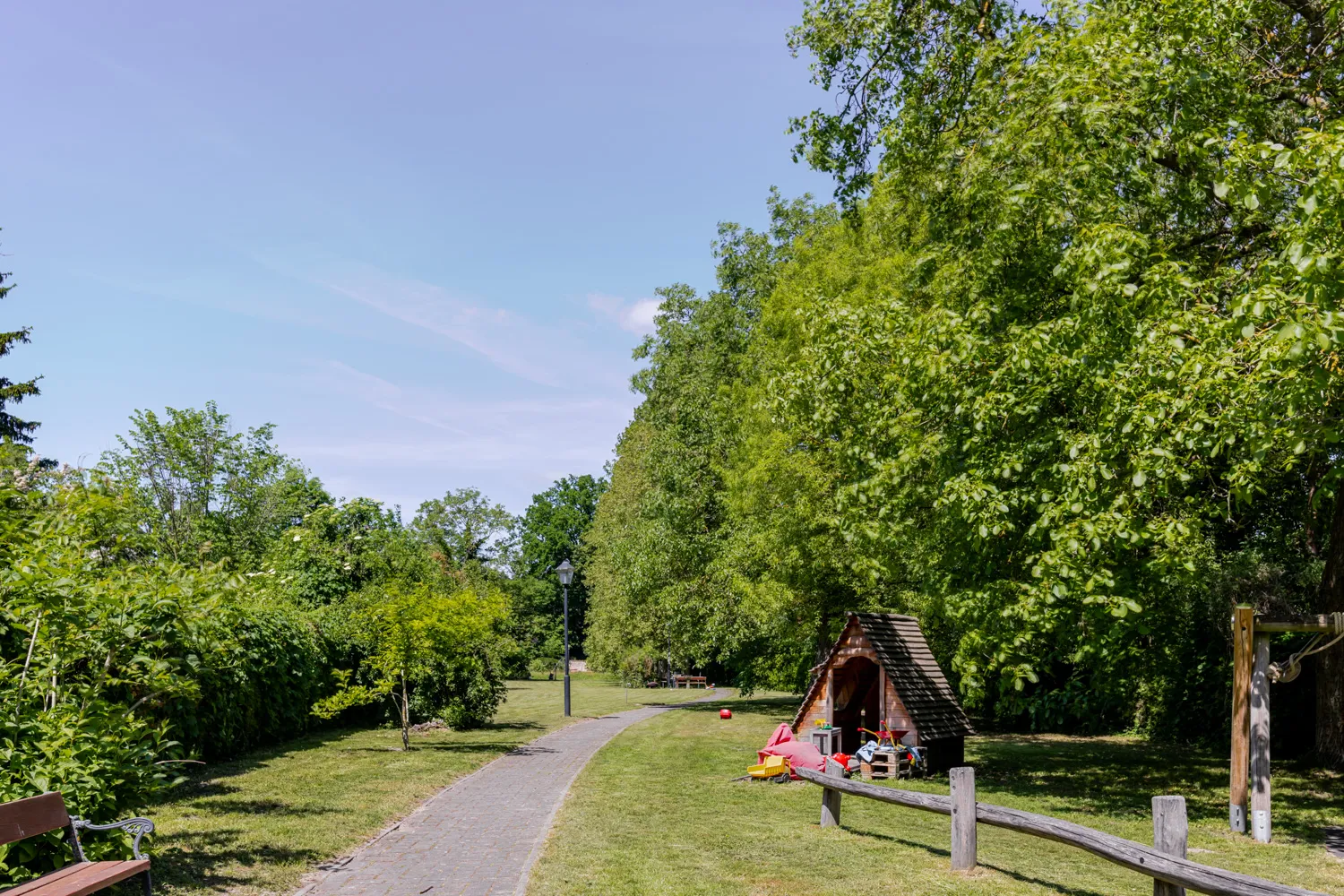 Langläufiger Gemeinschaftsgarten