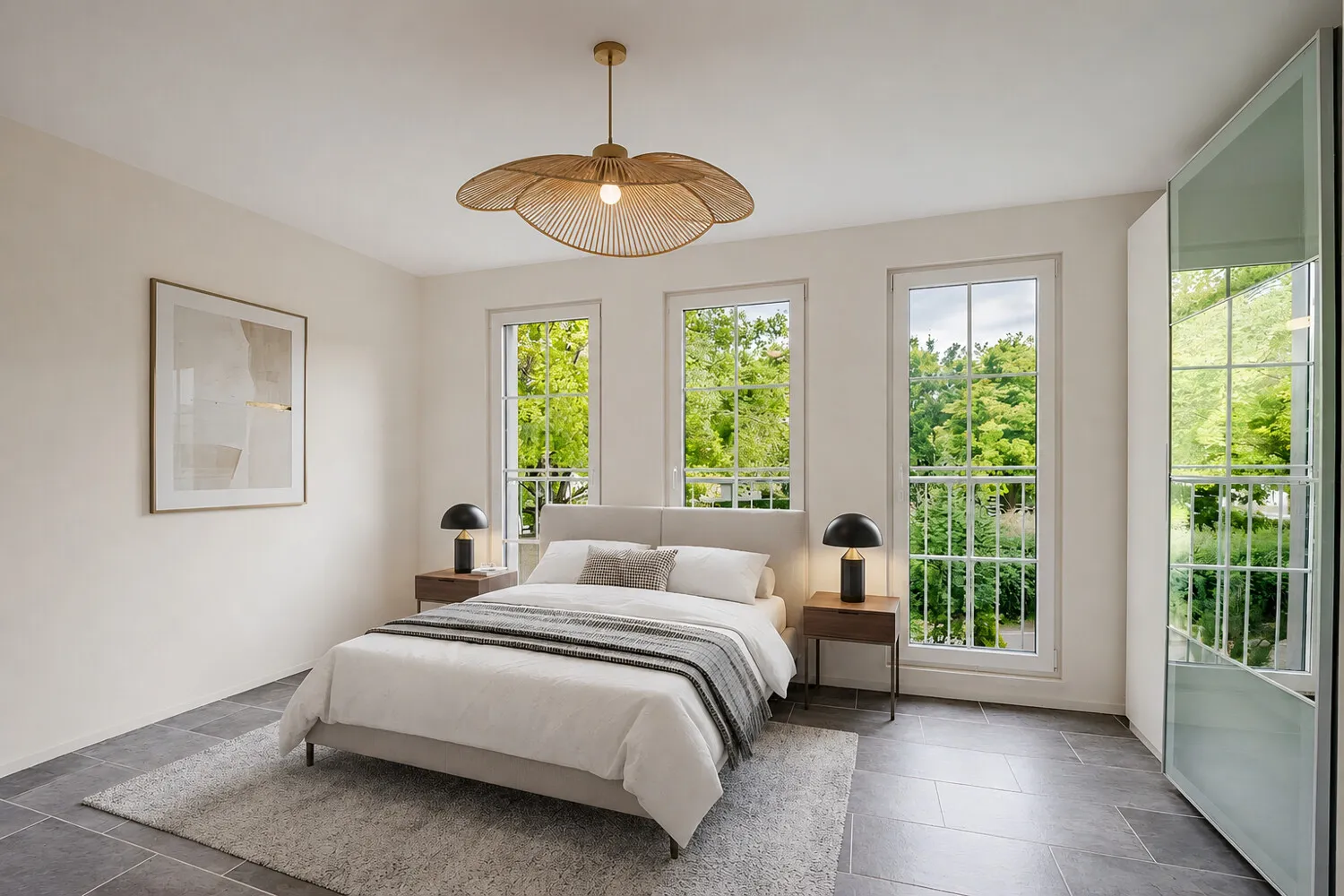Schlafzimmer visualisiert