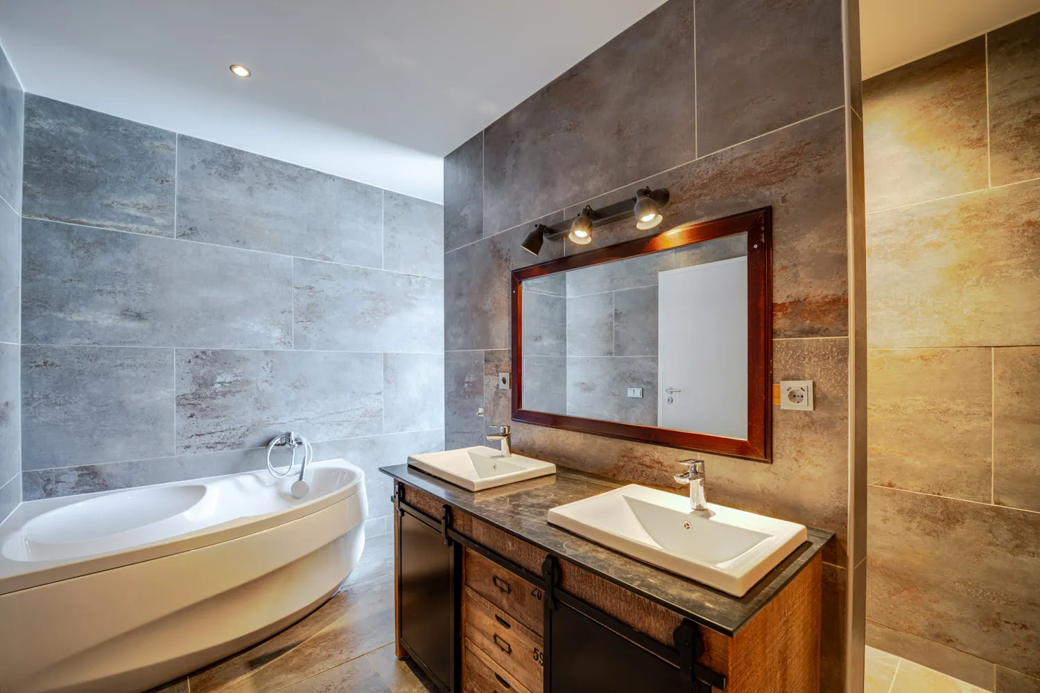 Hochwertiges Wellnessbad