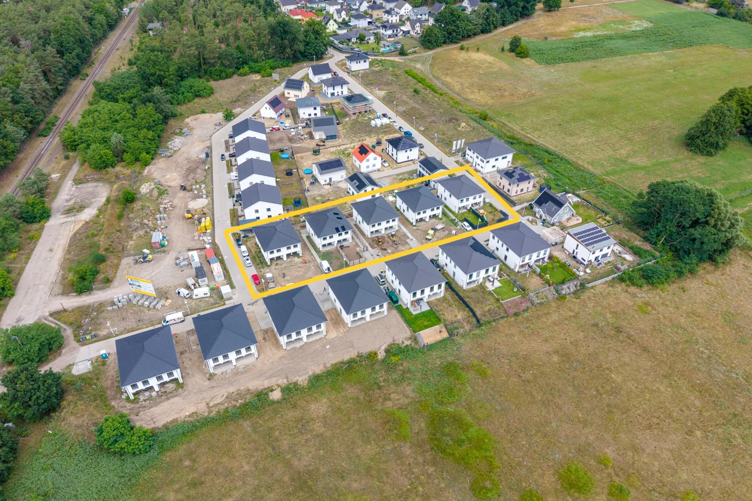 Luftbild Neubaugebiet