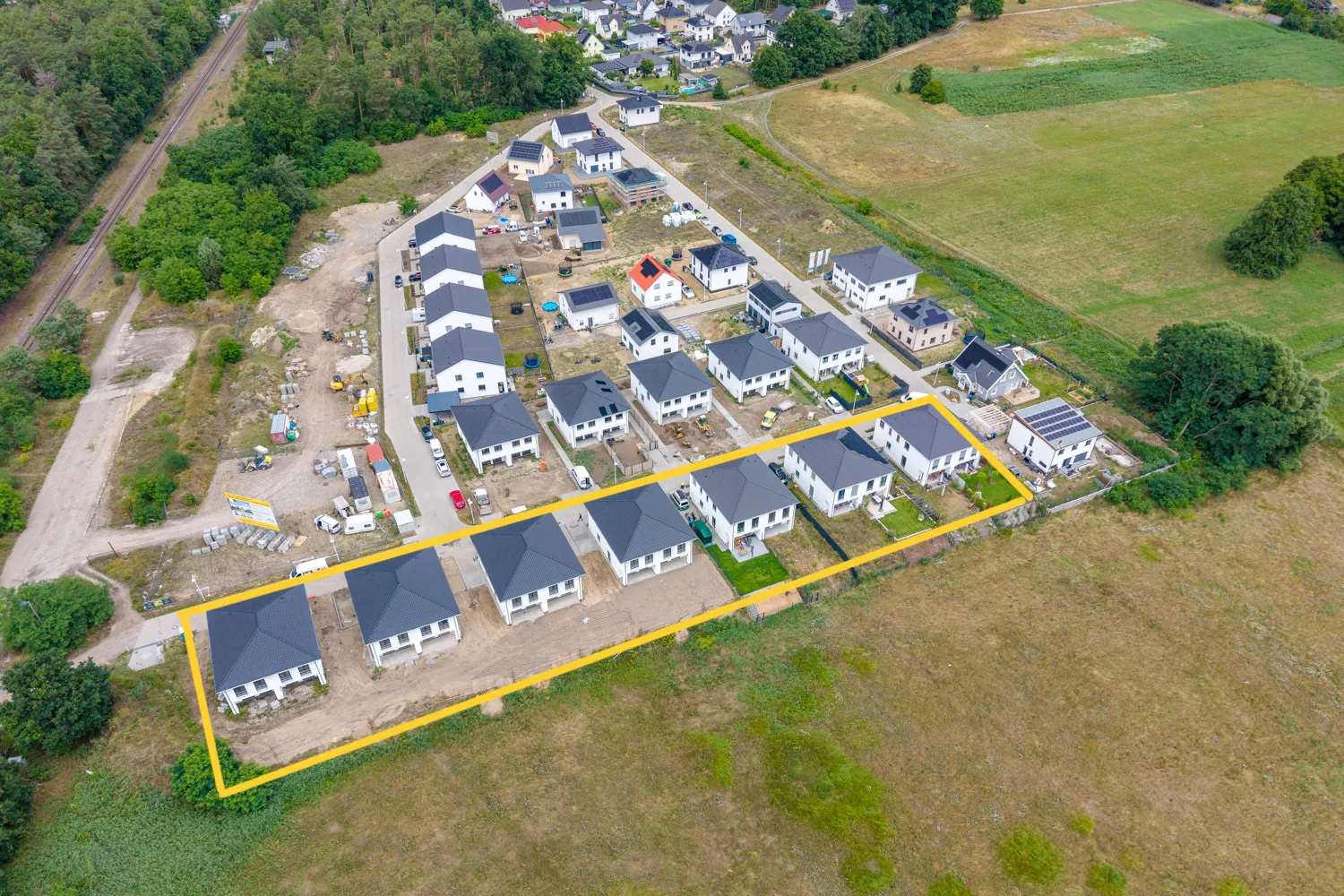 Luftbild Neubaugebiet