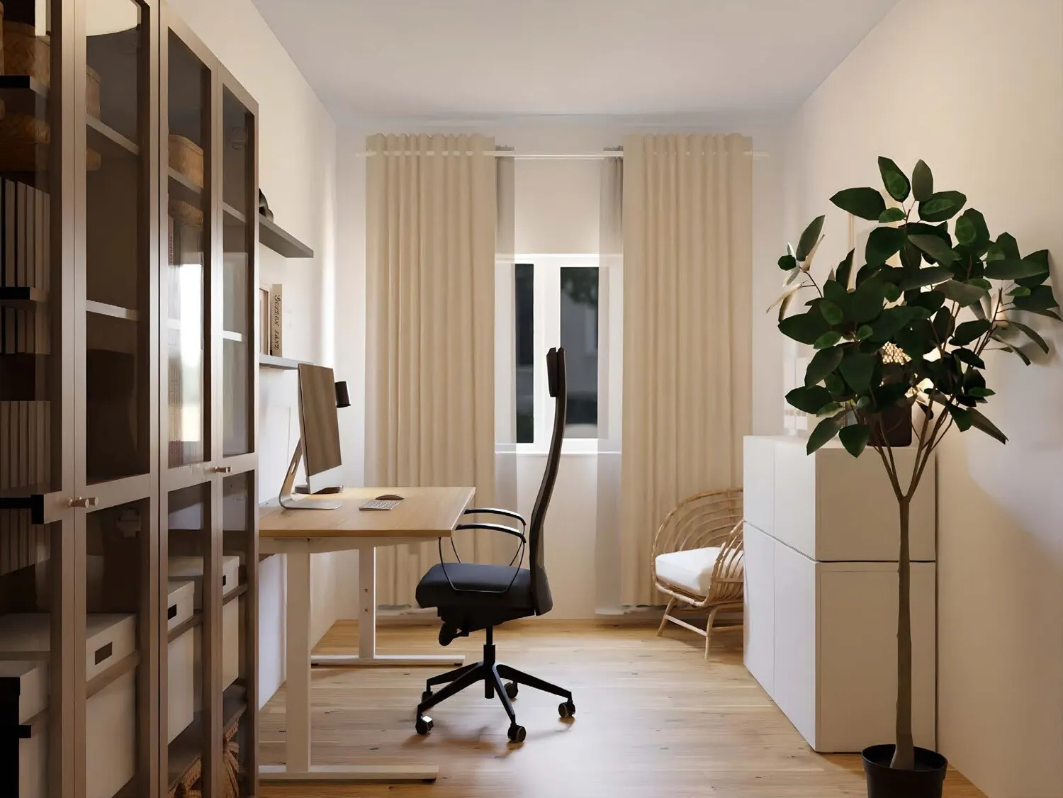 Visualisiertes Arbeitszimmer