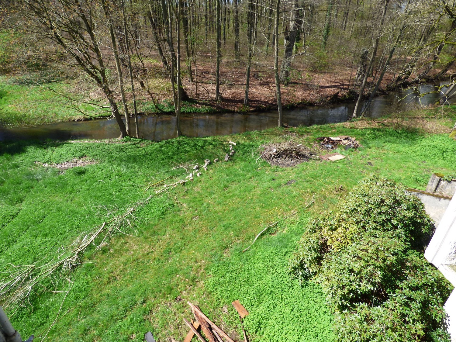 Blick vom 1. OG Wintergarten und Boize