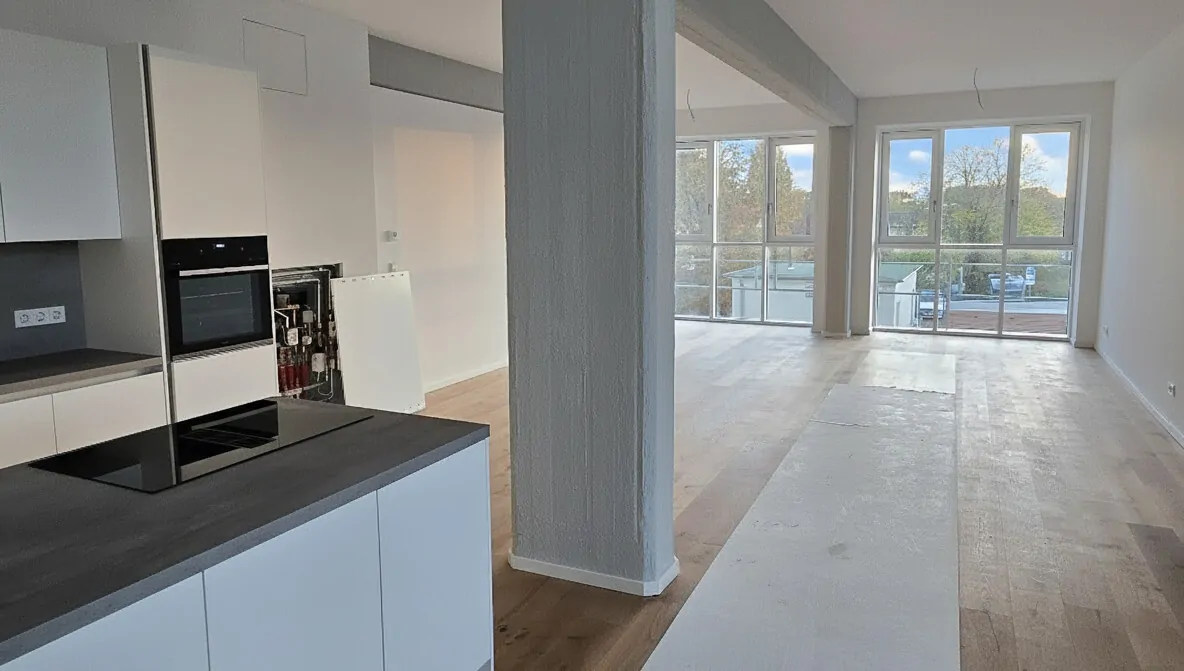 Wohnzimmer - offene Küche