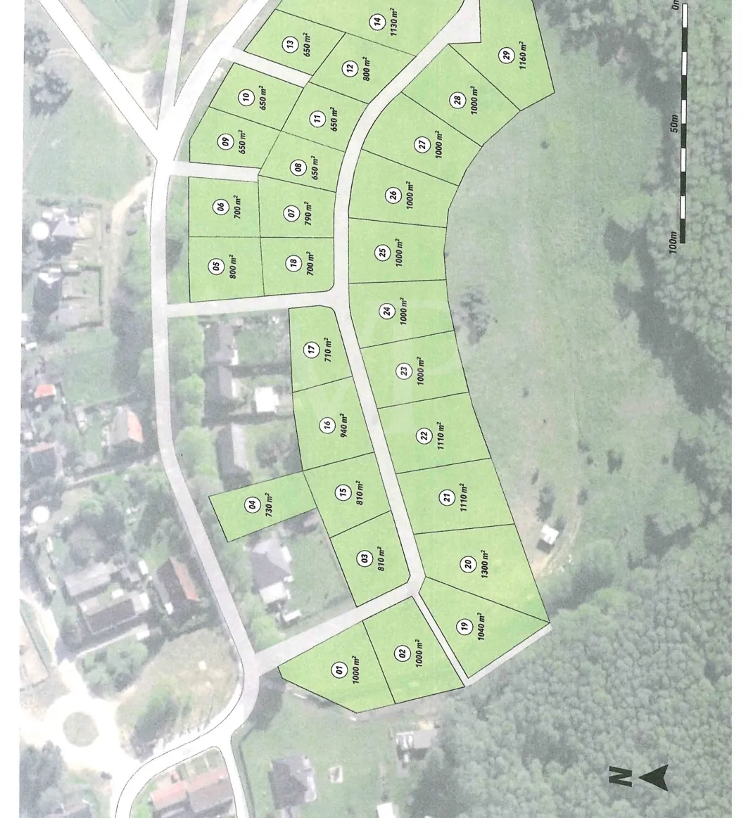 mögliche einzelne Grundstücke