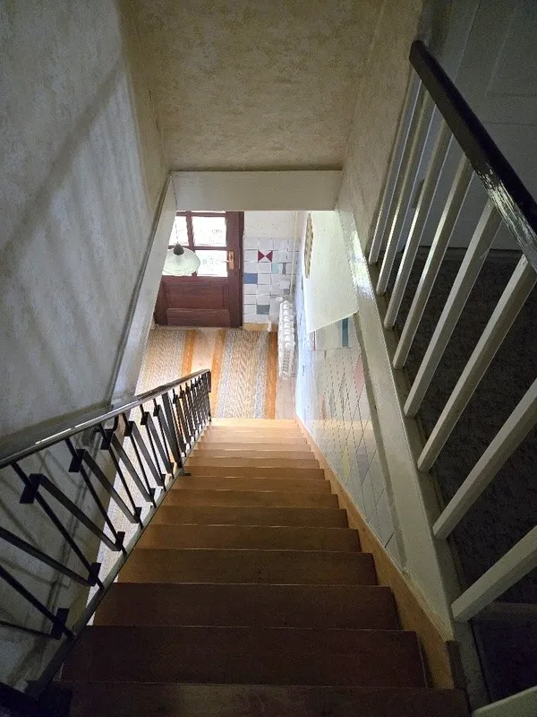 Treppe zum Dachgeschoss