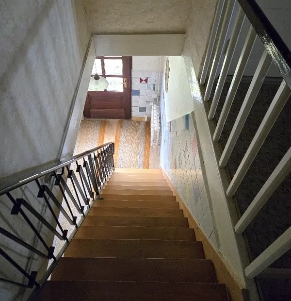 Treppe zum Dachgeschoss