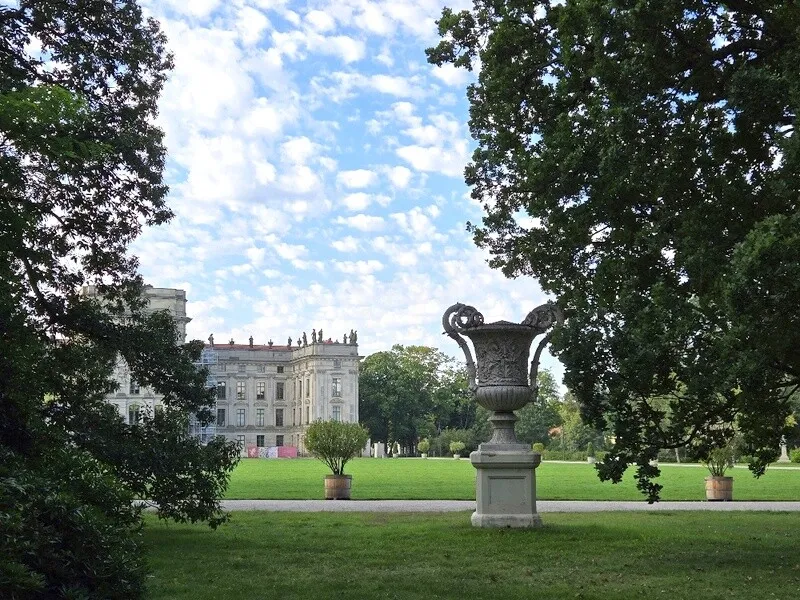 Blick auf das Schloss