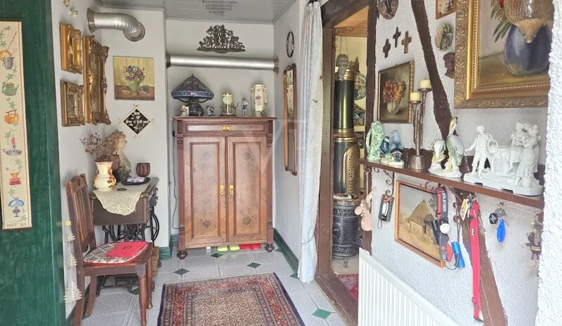 Hintereingang von Terrasse