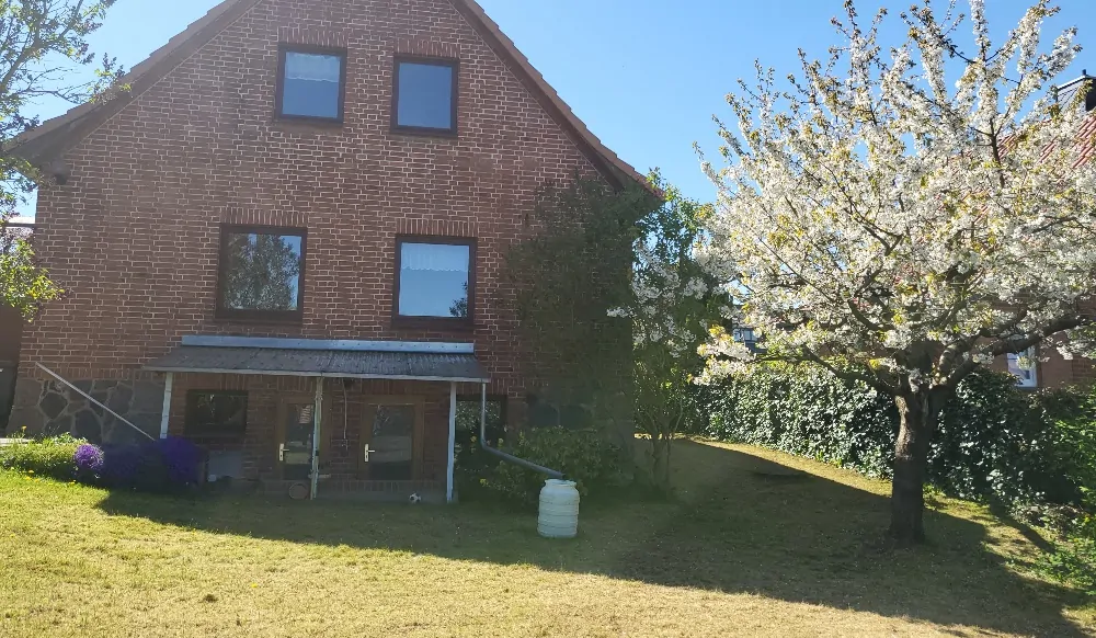 Rückansicht mit Garten