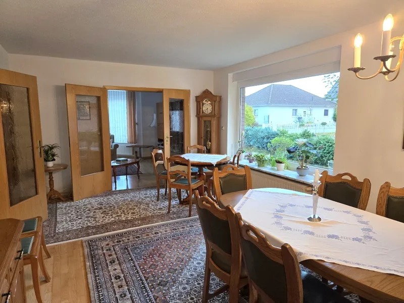 Blick Wohnzimmer - Esszimmer