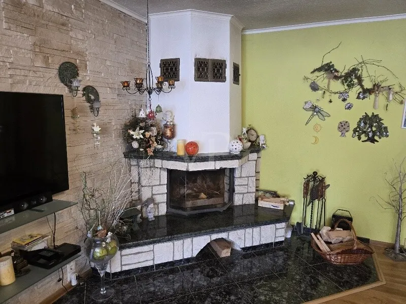 Wohnzimmer Kamin