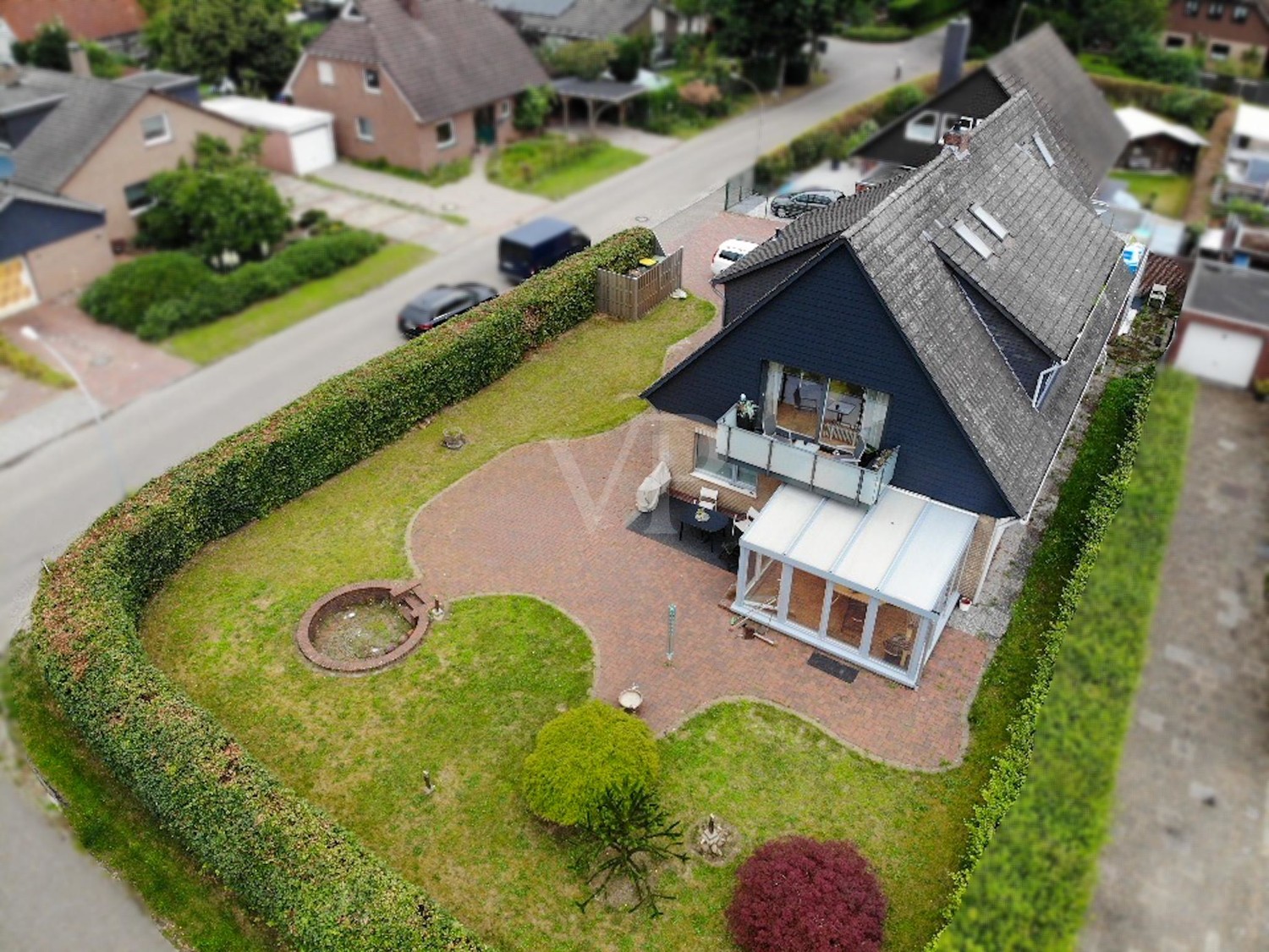 Drohnenansicht Südwest