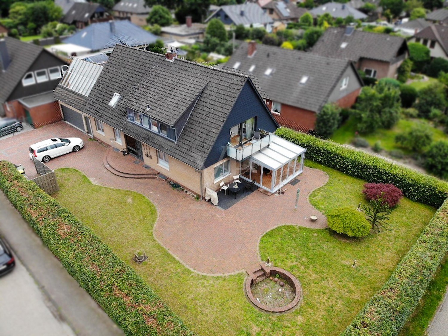Drohnenansicht West