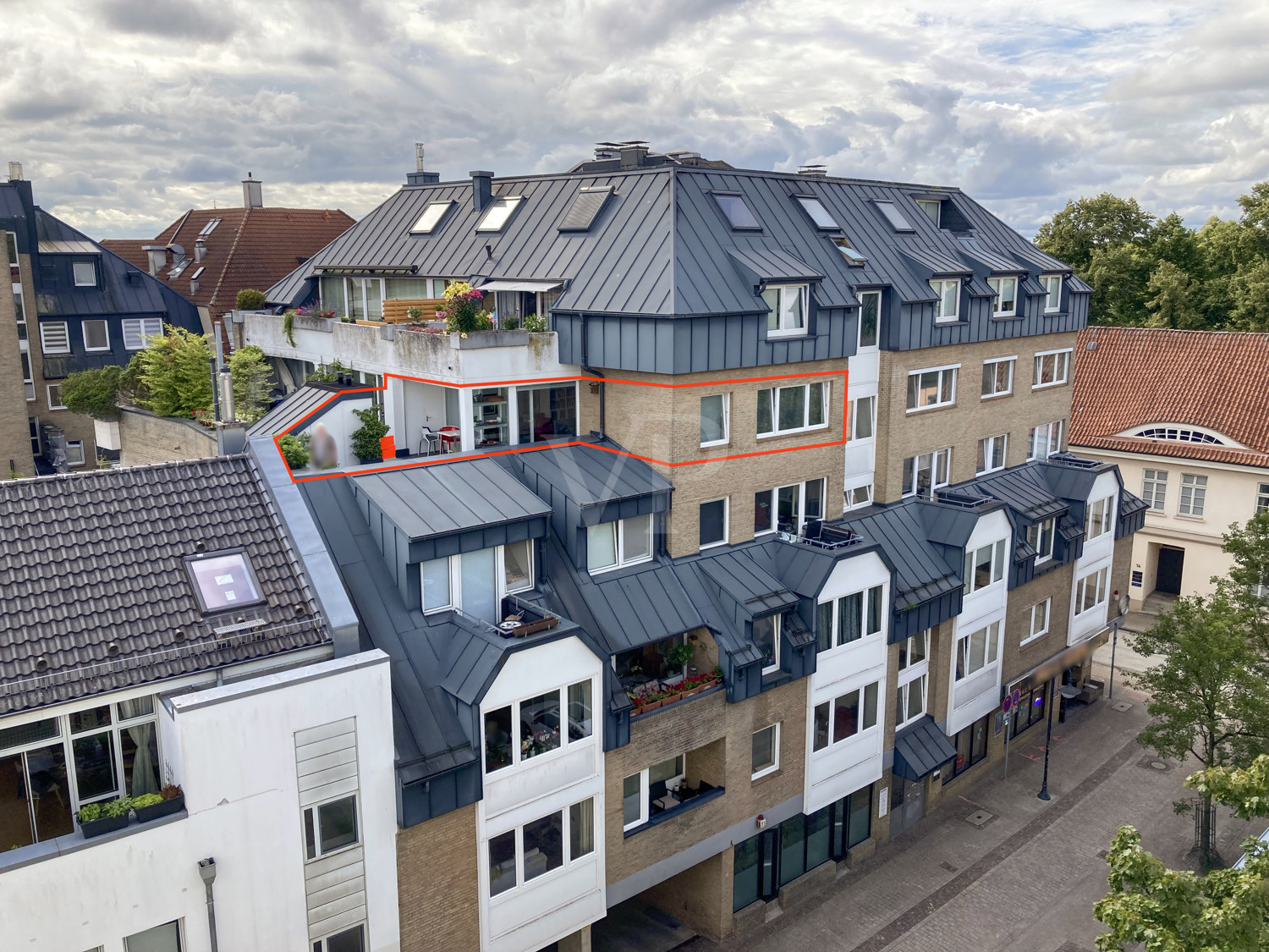 Außenansicht SO-Lage, Neue Str.3