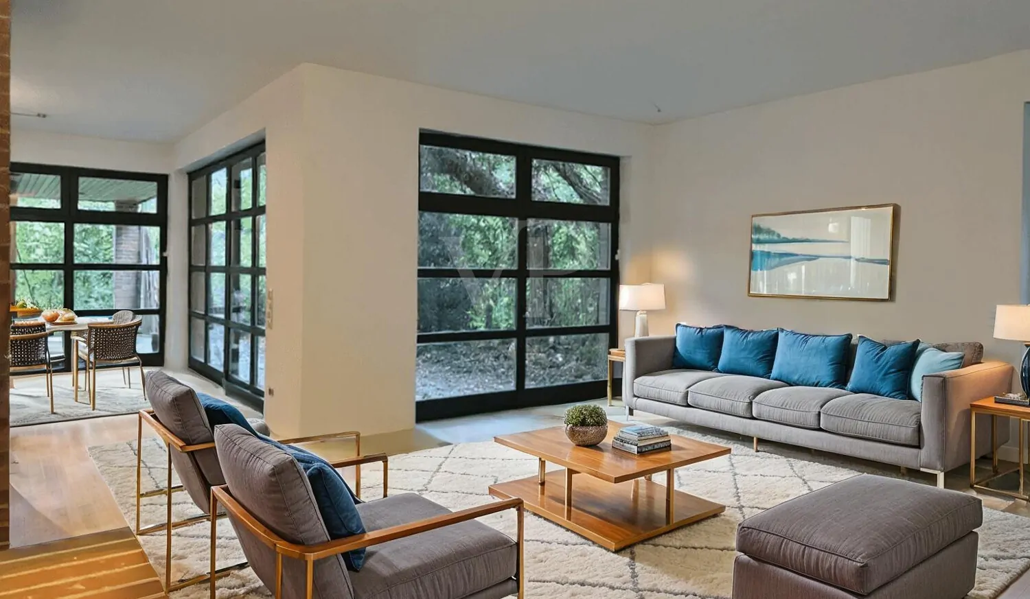 Wohnzimmer - KI-Visualisierung