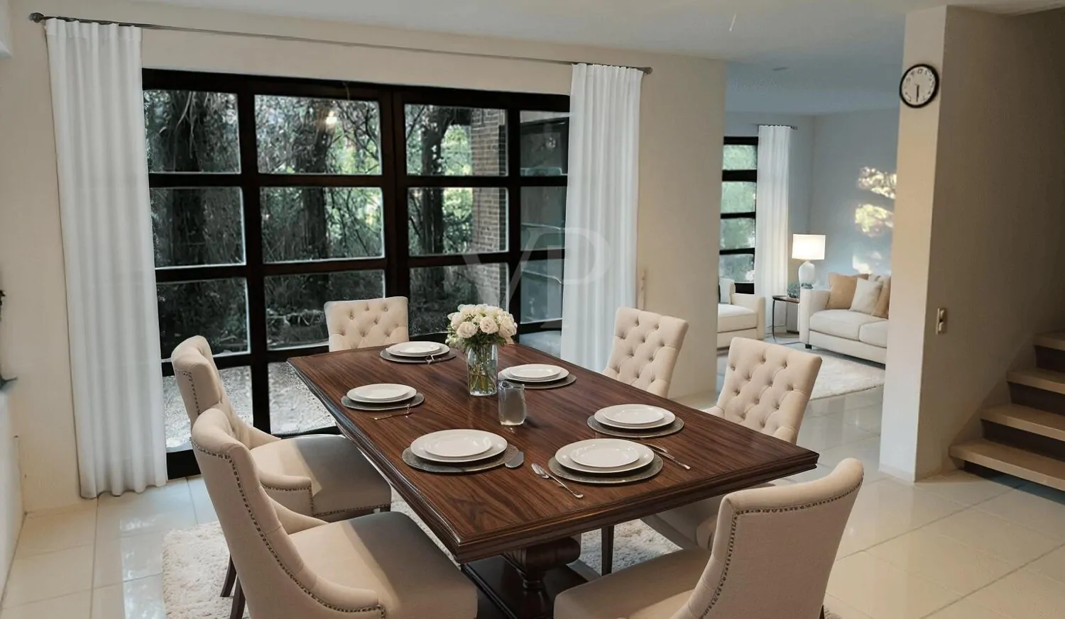 Esszimmer 1 - Ansicht 1 - KI-Visualisierung