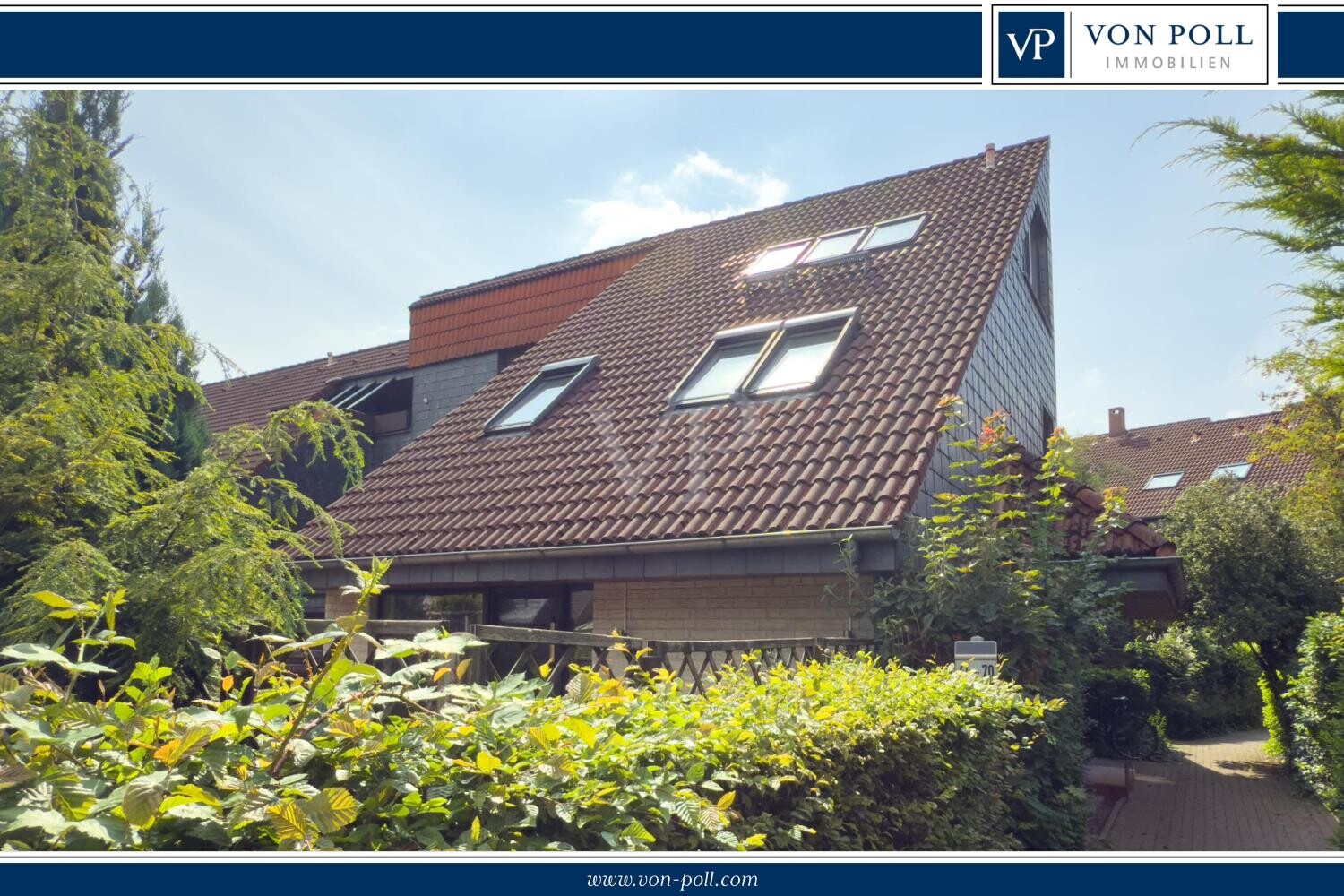 Uninahe (ca. 2 km) Maisonettwohnung (Reihenhauscharakter) in Tempo-30-Zone im beliebten Bloherfelde