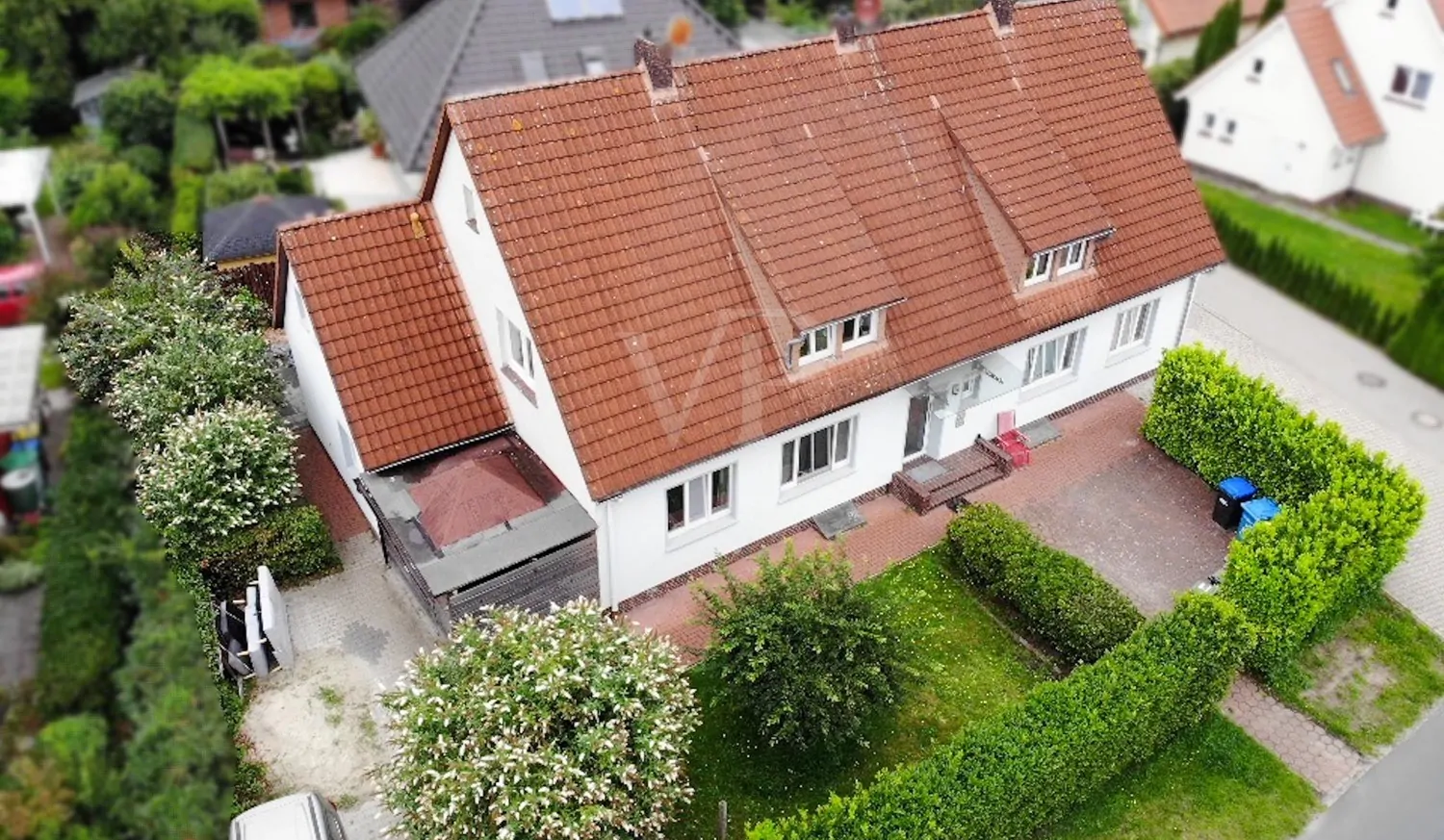 Drohnenansicht Südwest