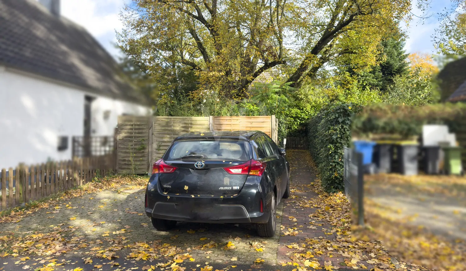 Stellplatz und Zuwegung