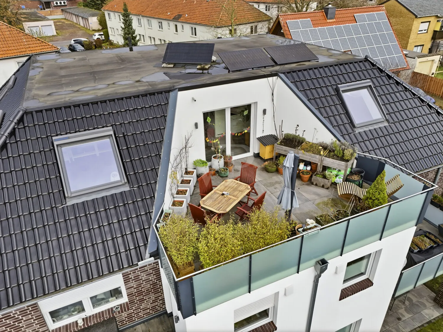 Dachterrasse + Balkonkraftwerk