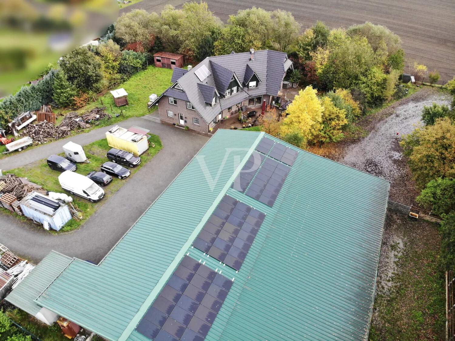 Drohnenansicht Südwest