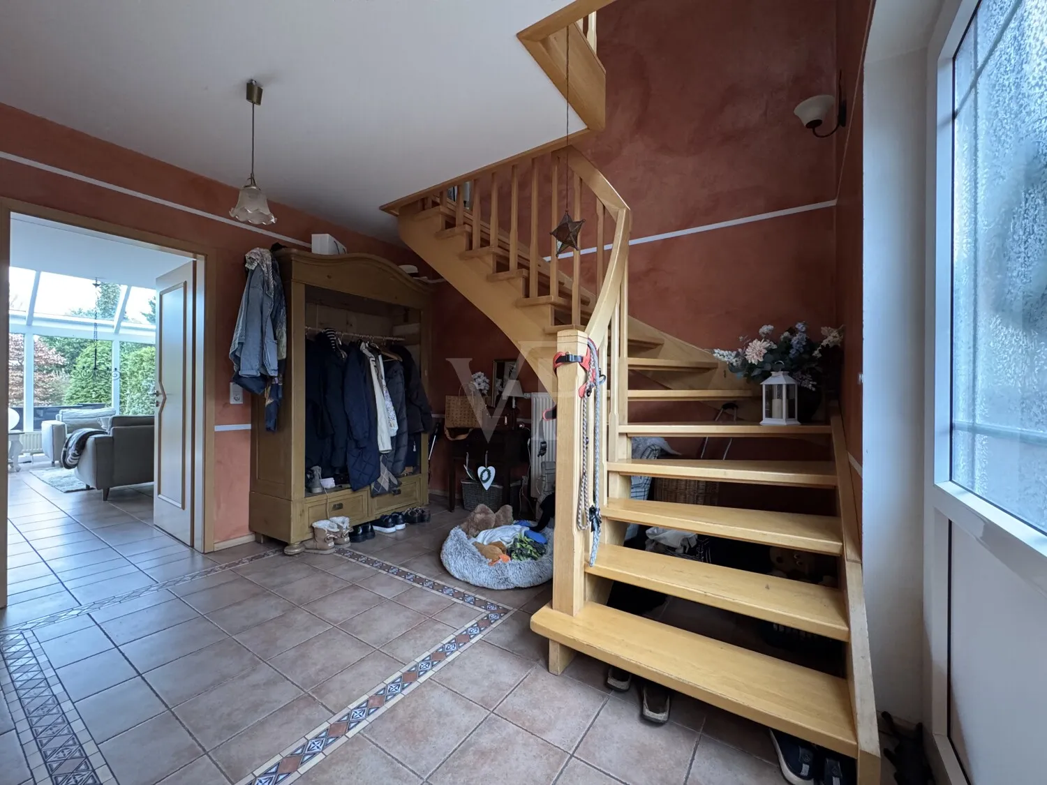 Eingang und Treppe