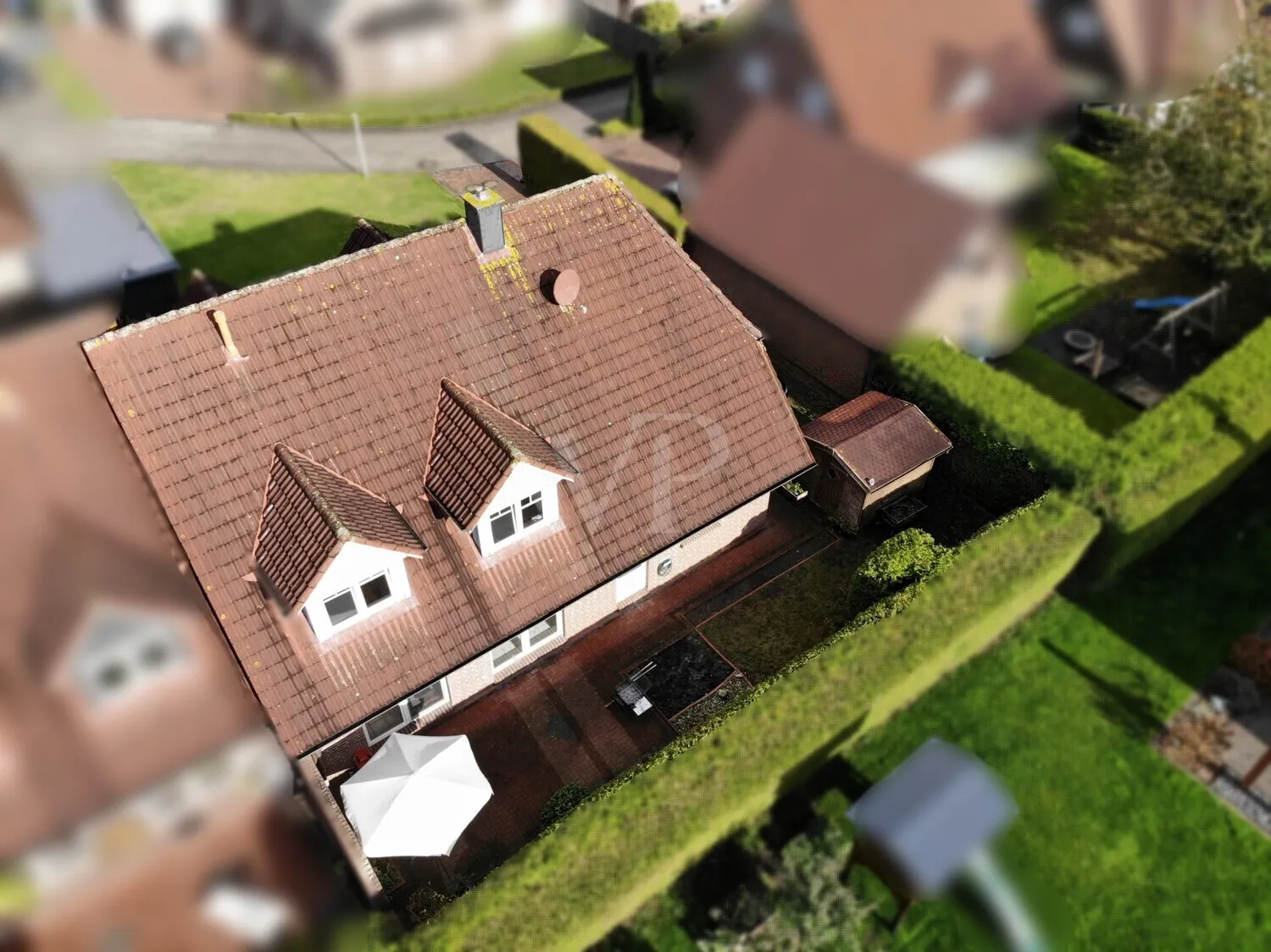 Drohnenansicht Südwest