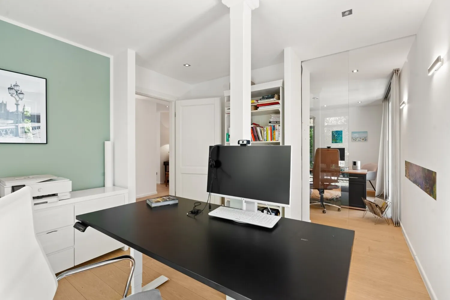 Der zweite Raum mit Optionen