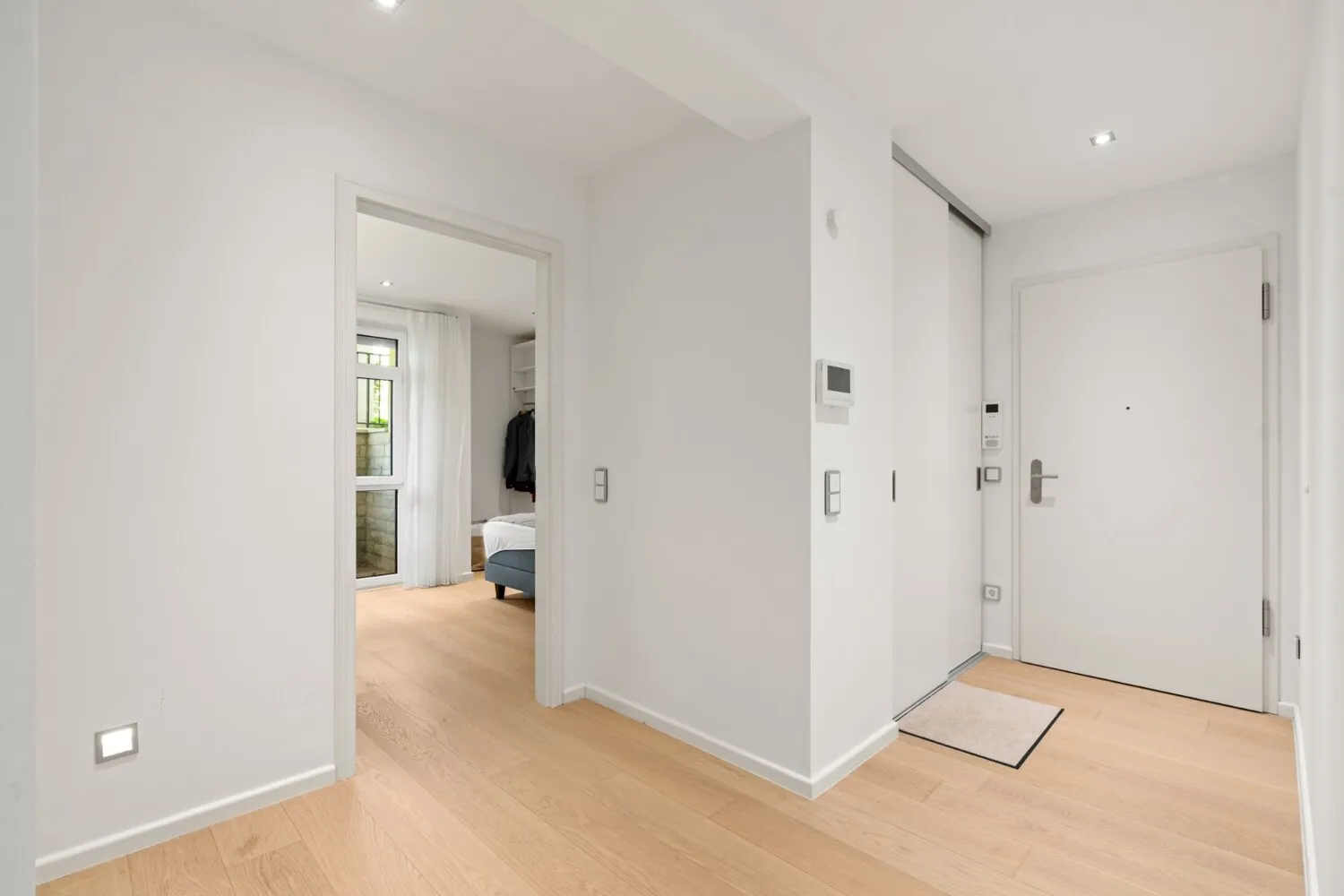 Der zweite Eingang im Gartengeschoss