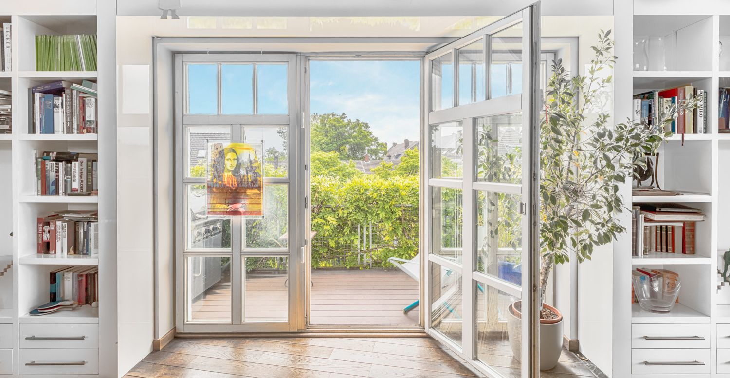 Blick auf den Balkon