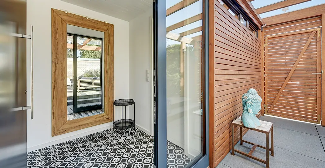 Entrée und Gäste-WC