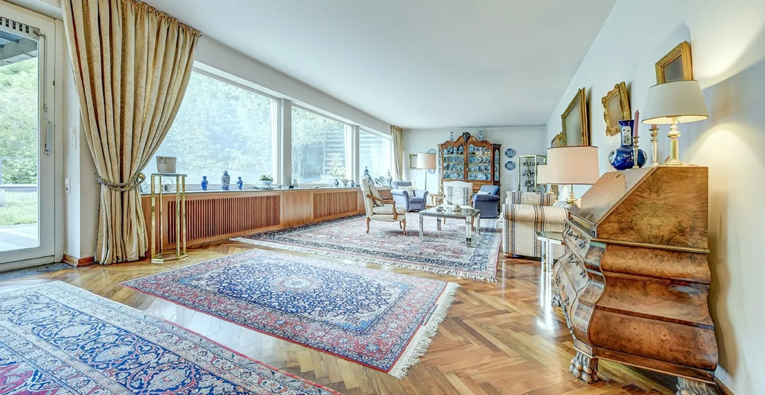 Der große Wohn-Essbereich