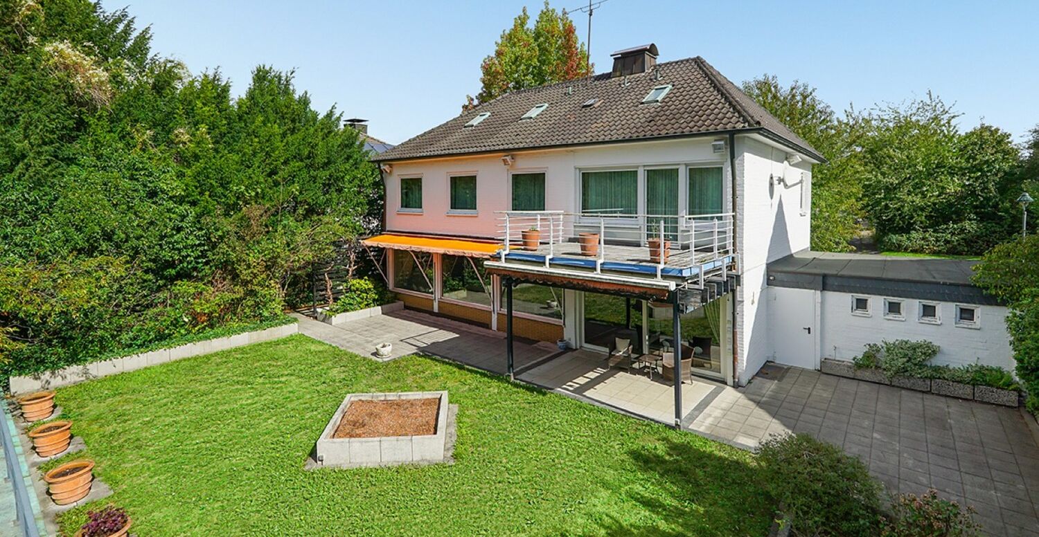 Die Hausrückseite