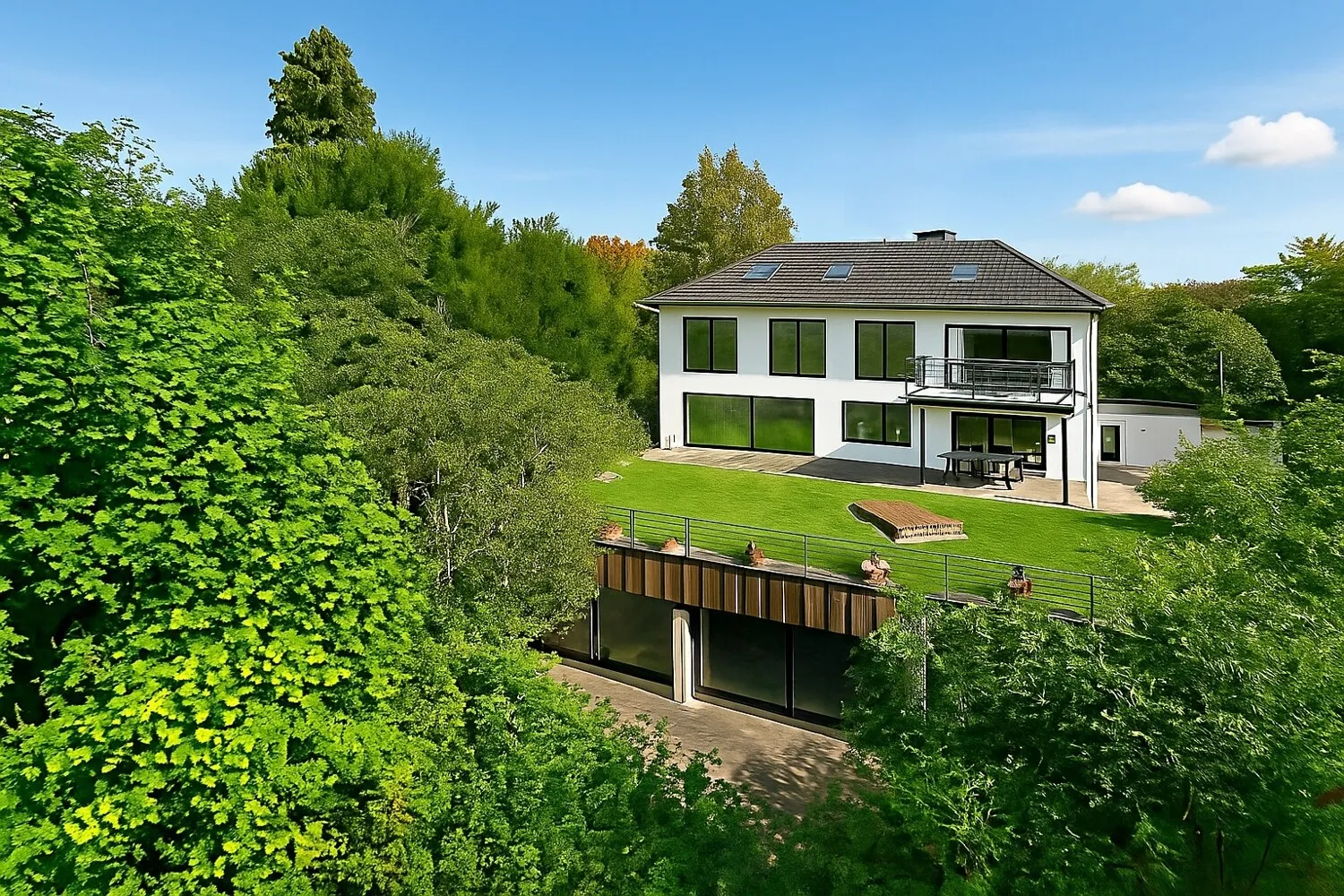 Visualisierung Gartenseite