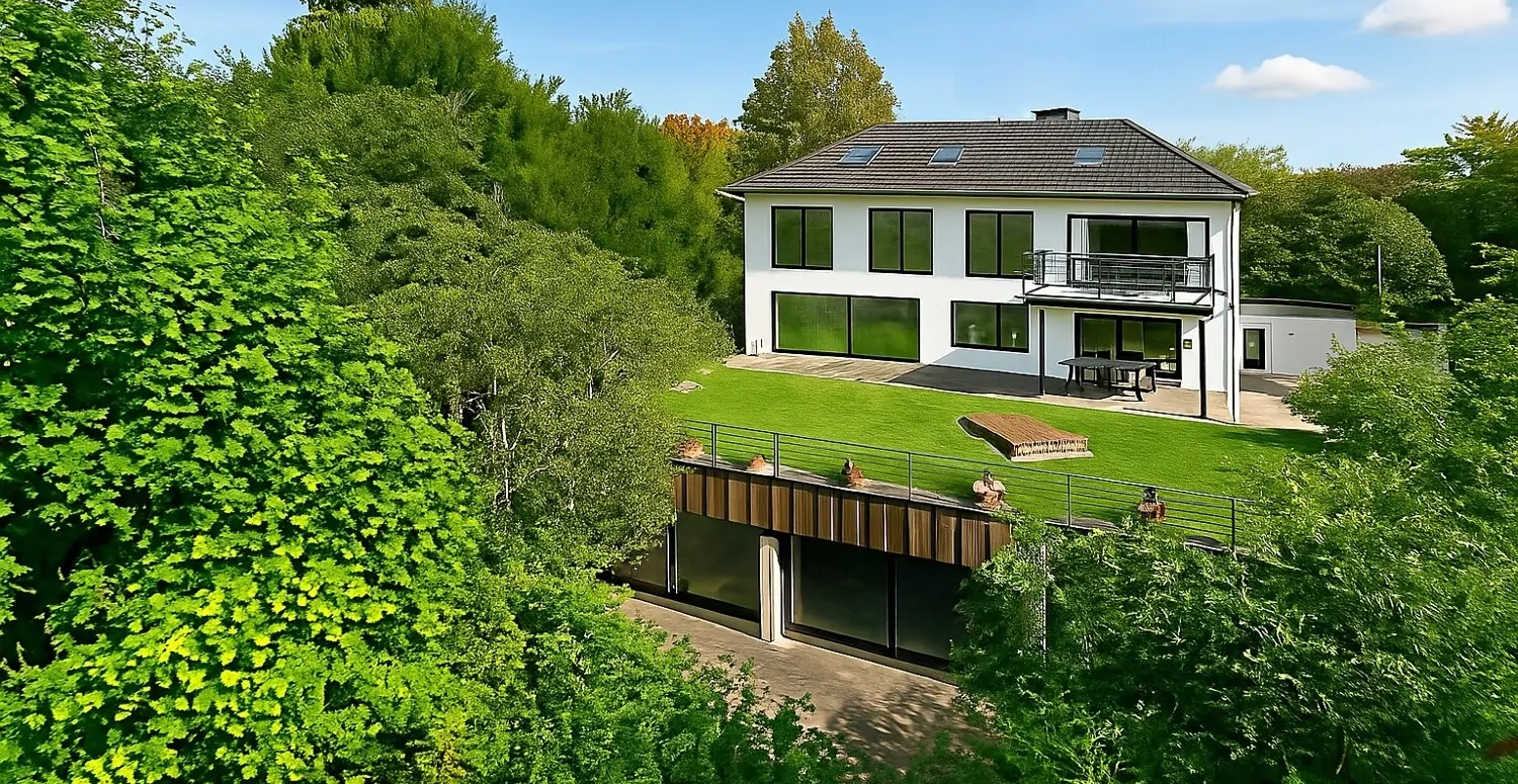 Visualisierung Gartenseite