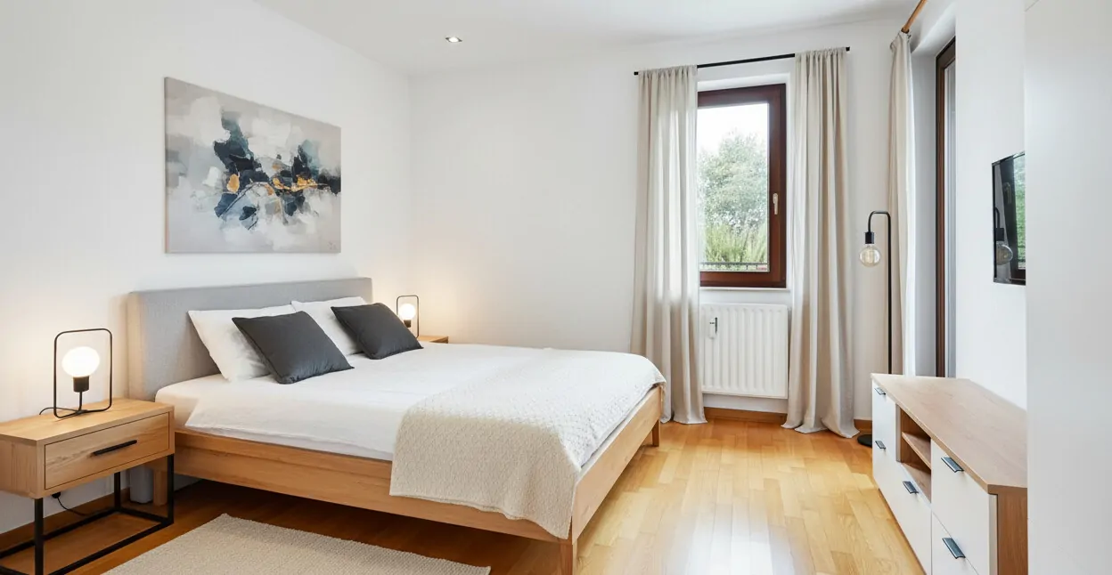 KI generiertes Schlafzimmer I