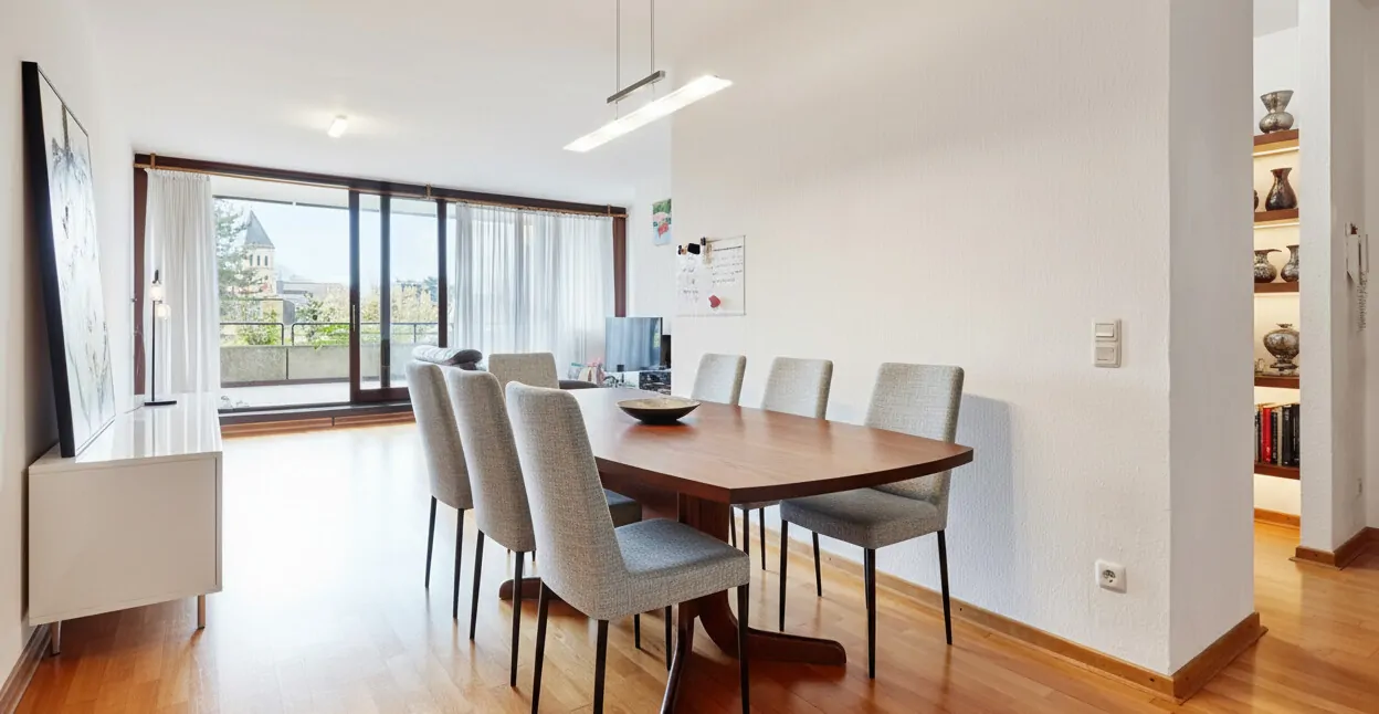 KI generierter Essbereich