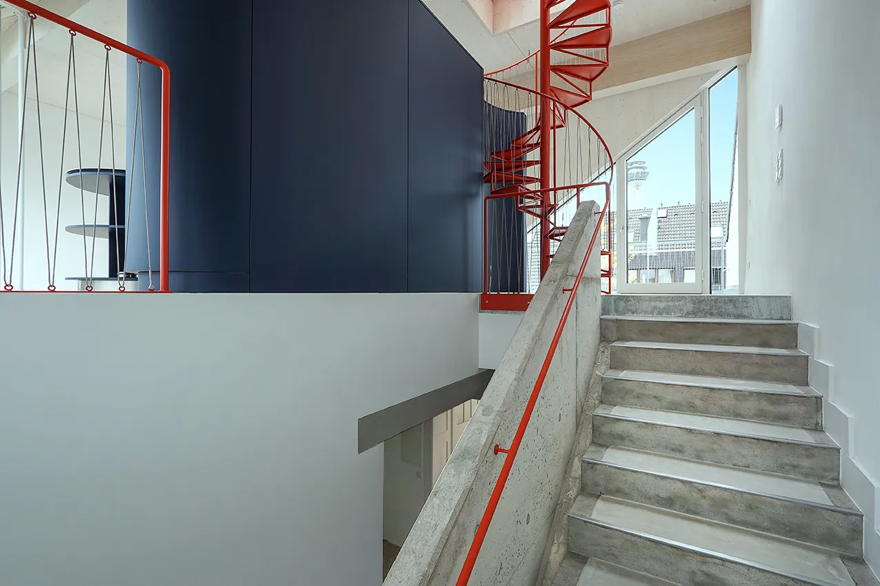 Der Zugang zum Wohnbereich