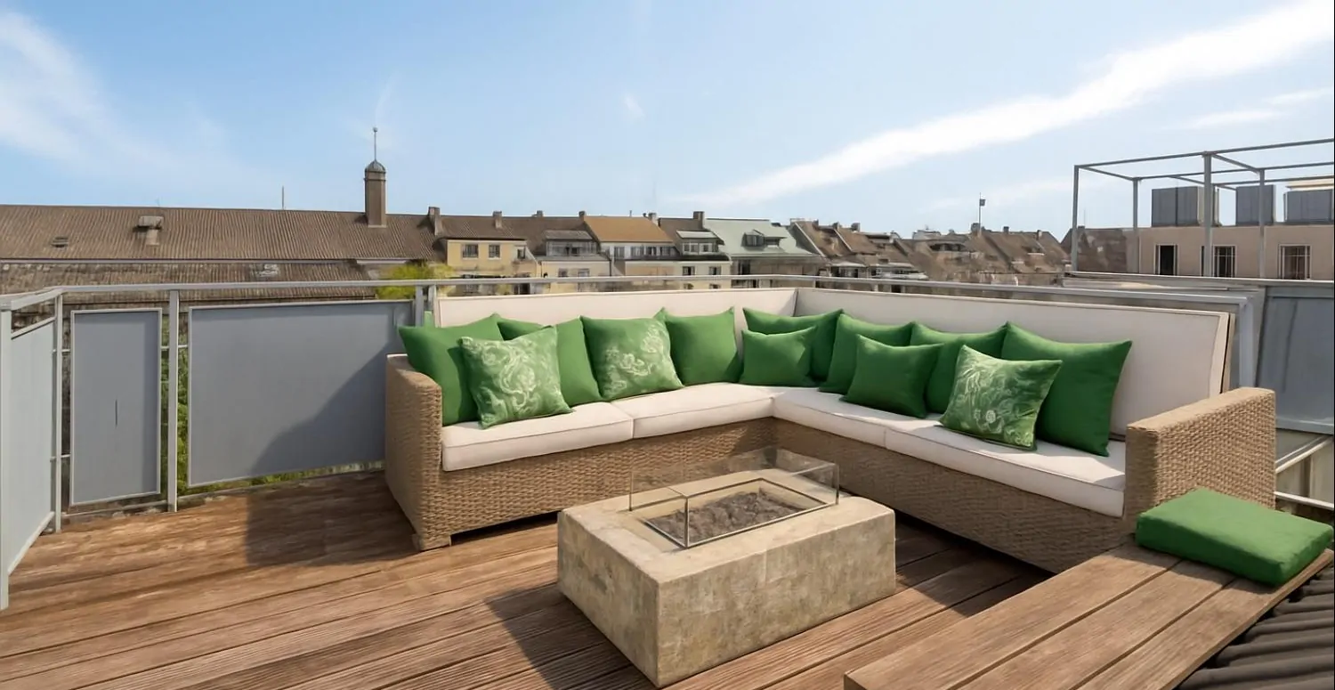 Über den Dächern Unterbilks