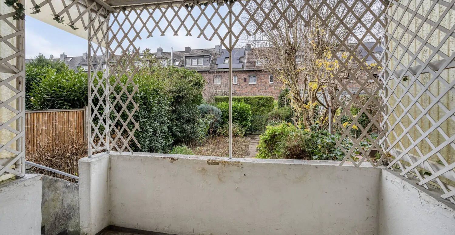 überdachte Terrasse