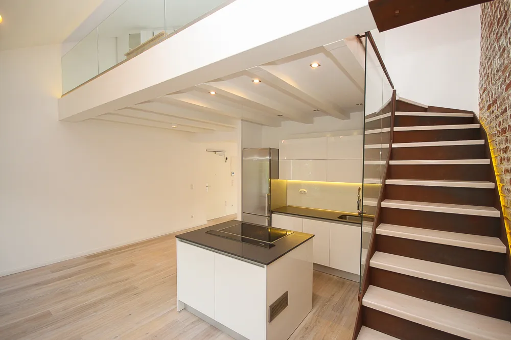 Treppe zur Galerieebene