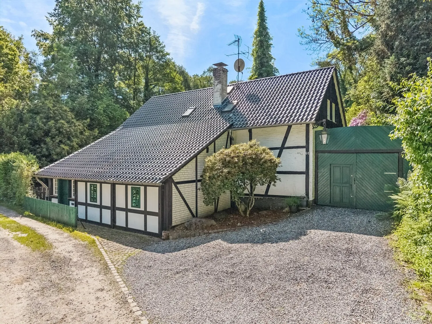 Das Haus von vorne