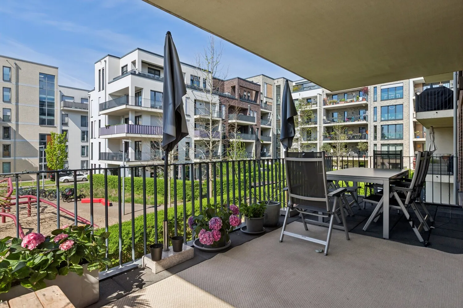 Großzügiger Balkon